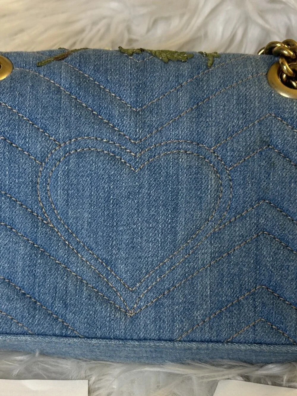 Special Edition: Gucci Embroidered Denim GG Marmont Mini